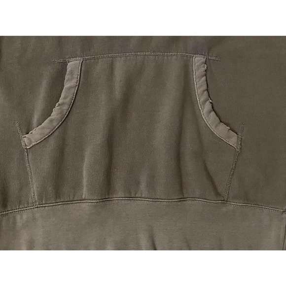 Mens Aeropostale Long Sleeve XL 3/4 Zip Warm Athletic Brown Logo With Pockets - Picture 10 of 10